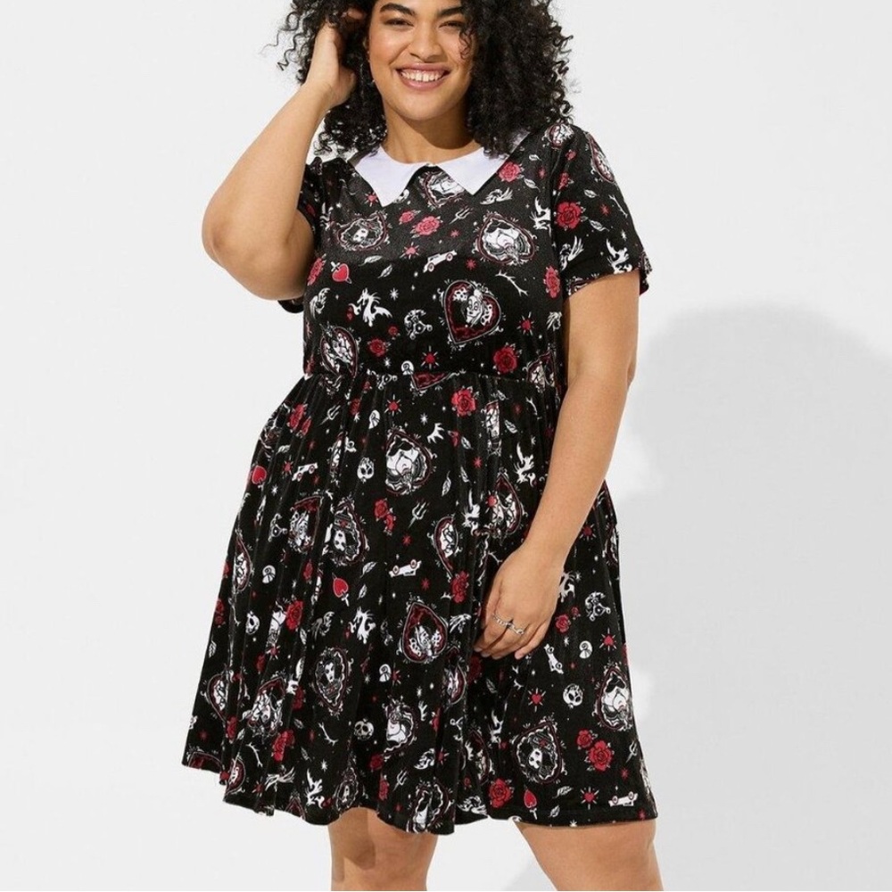 Torrid Villains Black Dress Sz00